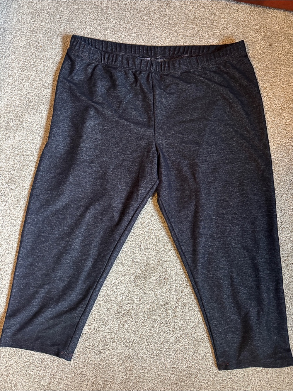 No Boundaries Dark Charcoal Capri Leggings